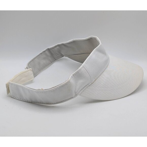 Cincinnati Reds Nike Visor Hat Strap Back White Red Women's MLB Baseball Shade - Picture 3 of 5